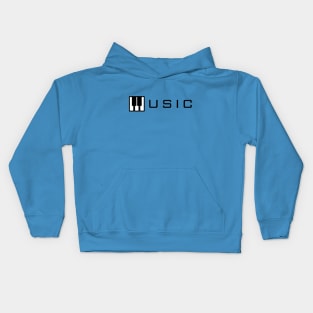 Music - Piano Keyboard Kids Hoodie